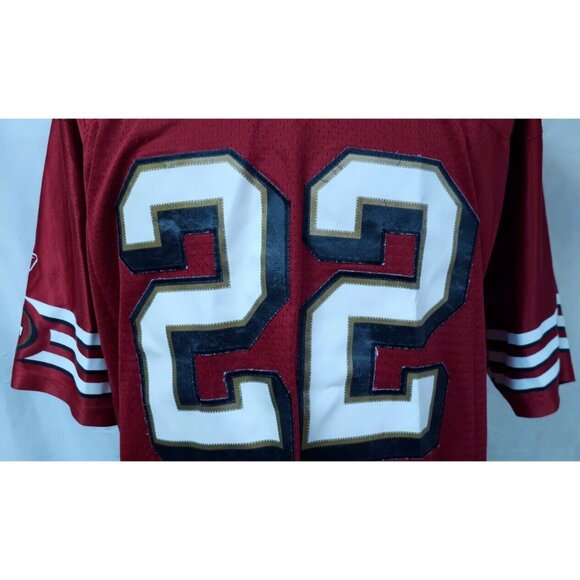 Vtg RBK By Reebok NFL San Francisco 49ers Nate Clements #22 Stitched Jersey Sz-L - Picture 2 of 14